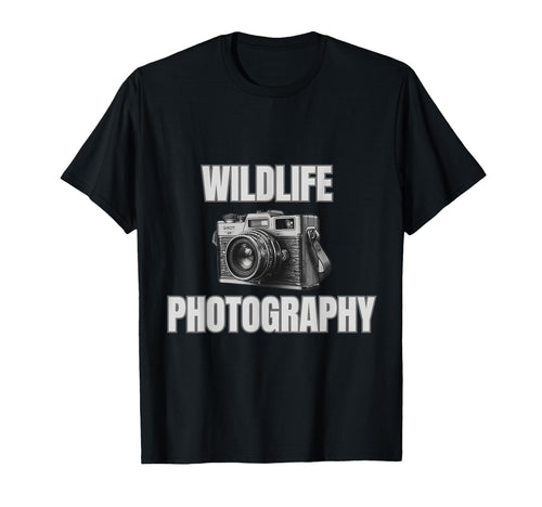 Camera Wildlife Photographer T-Shirt - Aesthetic Graphic Men Women - T-Shirt, Sweatshirt, Hoodie