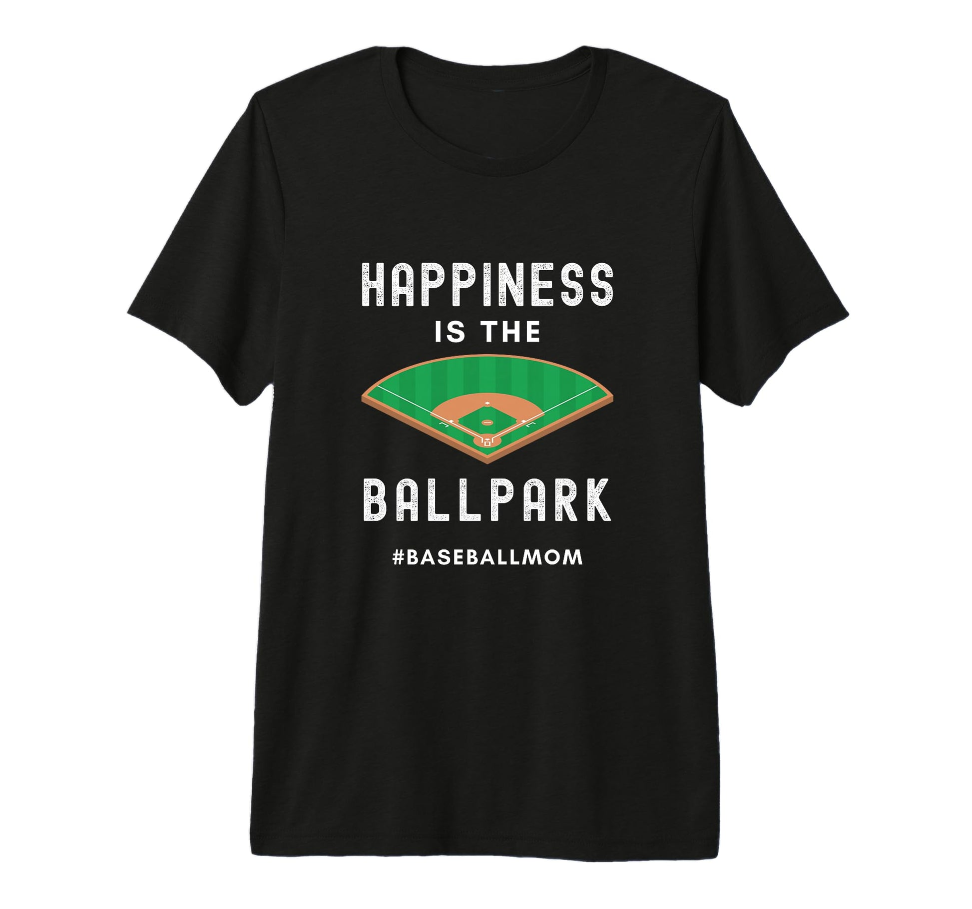 Baseball Mom Life Happiness Is Ball T-Shirt - Streetwear Style for Adults - T-Shirt, Sweatshirt, Hoodie