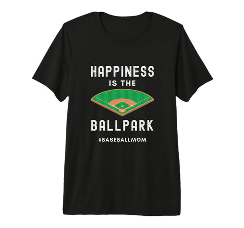 Baseball Mom Life Happiness Is Ball T-Shirt - Streetwear Style for Adults - T-Shirt, Sweatshirt, Hoodie