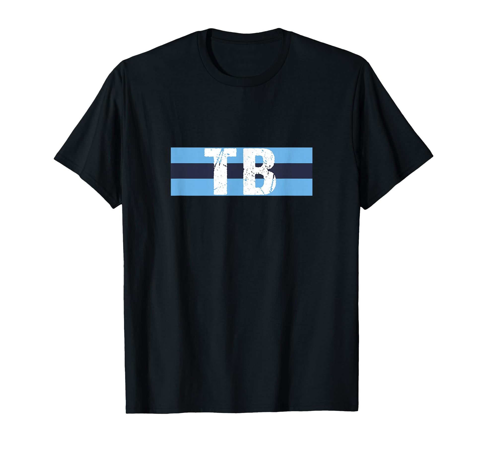 Tampa Bay Blue Light Blue Stripes T-Shirt - Streetwear Style Men Women - T-Shirt, Sweatshirt, Hoodie