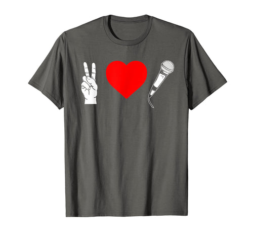 Peace Love Hip Hop Old School Rap T-Shirt - Minimalist Print for Adults - T-Shirt, Sweatshirt, Hoodie