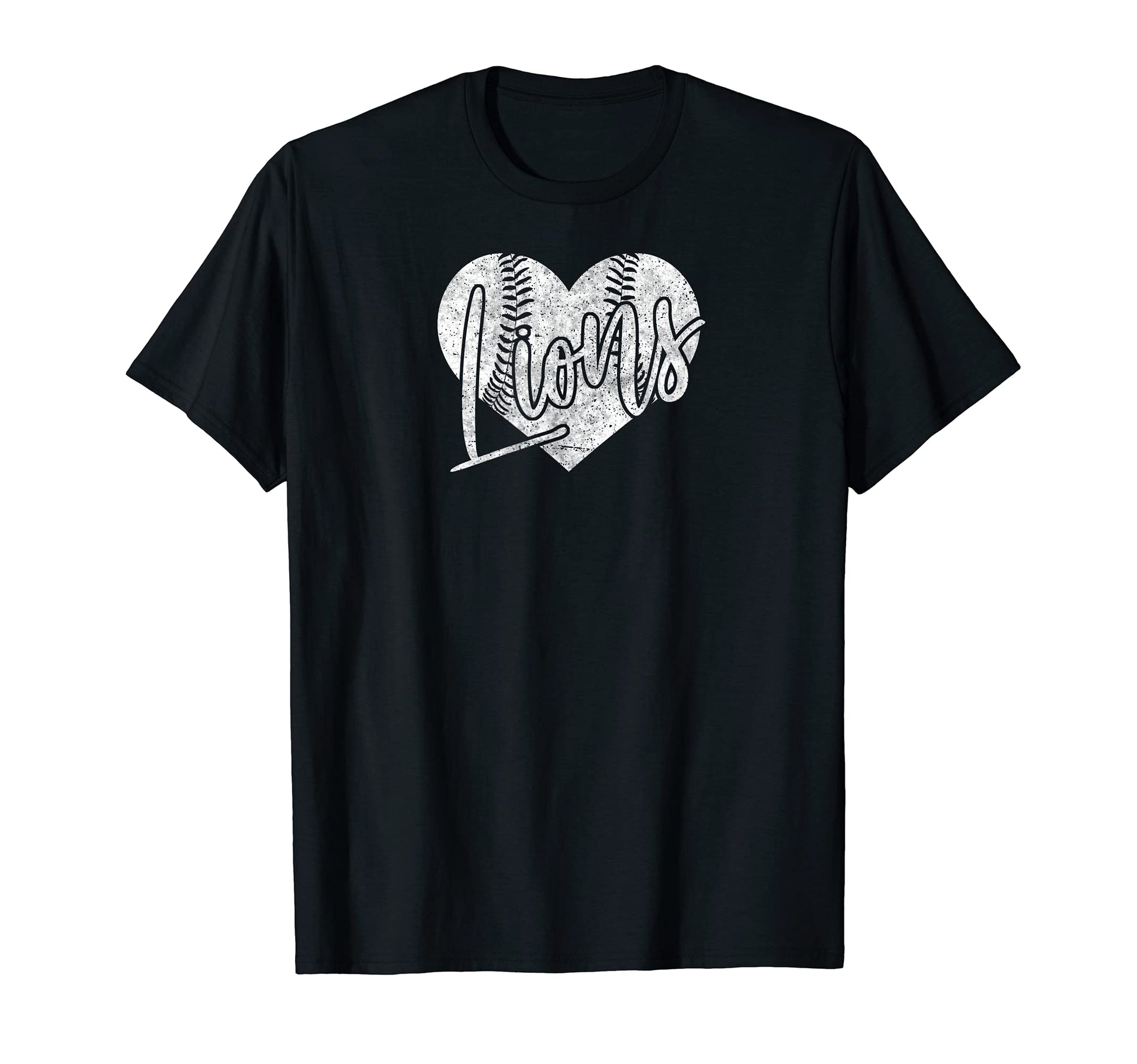 Lions Baseball Softball High School T-Shirt - Graphic Print for Adults - T-Shirt, Sweatshirt, Hoodie