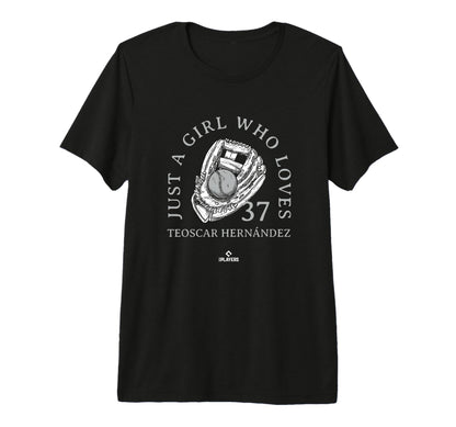 Who Loves Teoscar Hernandez Girlfriend T-Shirt - Custom Art Print Unisex - T-Shirt, Sweatshirt, Hoodie