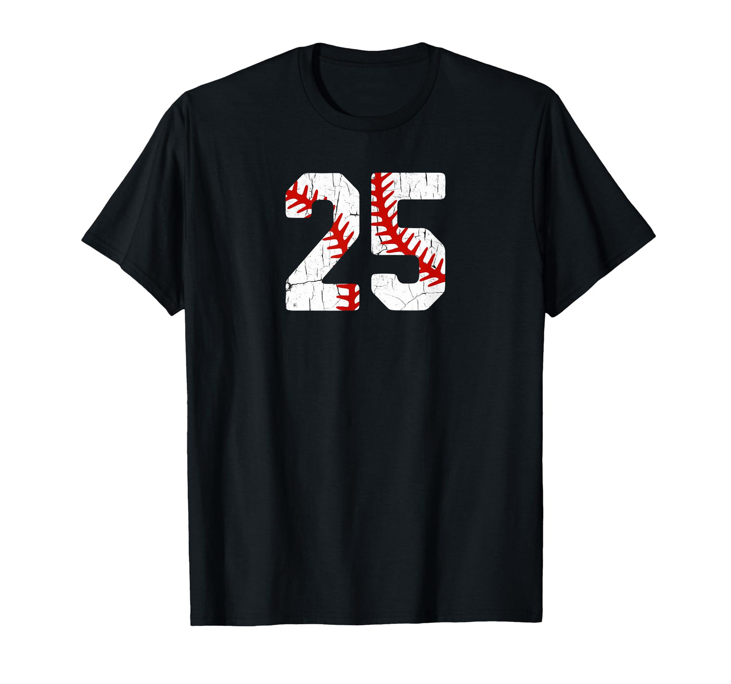 Baseball Player Jersey Number 25 25 T-Shirt - Graphic Print Men Women - T-Shirt, Sweatshirt, Hoodie