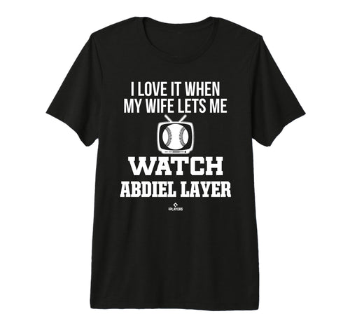 My Wife Lets Me Watch Abdiel Layer T-Shirt - Minimalist Print for Adults - T-Shirt, Sweatshirt, Hoodie