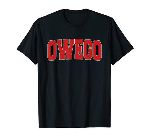 Owego Ny New York Varsity Usa Sports T-Shirt - Custom Art Print Unisex - T-Shirt, Sweatshirt, Hoodie