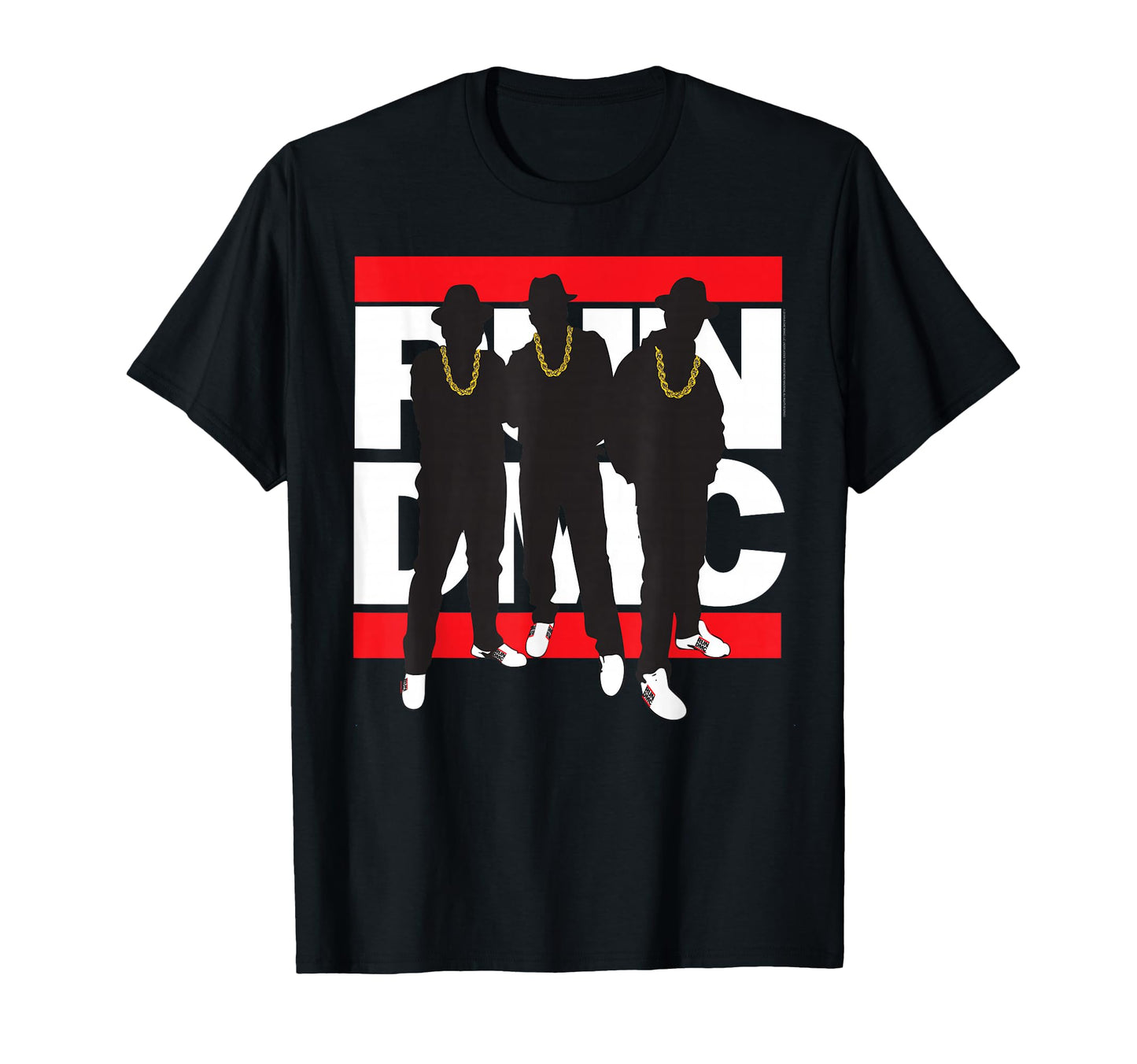 Run Dmc Silhouette Band Small T-Shirt - Casual Everyday Wear Unisex - T-Shirt, Sweatshirt, Hoodie