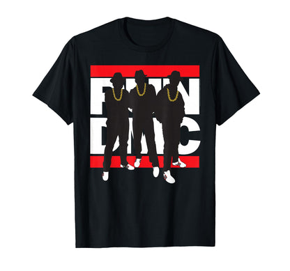 Run Dmc Silhouette Band Small T-Shirt - Casual Everyday Wear Unisex - T-Shirt, Sweatshirt, Hoodie