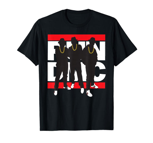 Run Dmc Silhouette Band Small T-Shirt - Casual Everyday Wear Unisex - T-Shirt, Sweatshirt, Hoodie