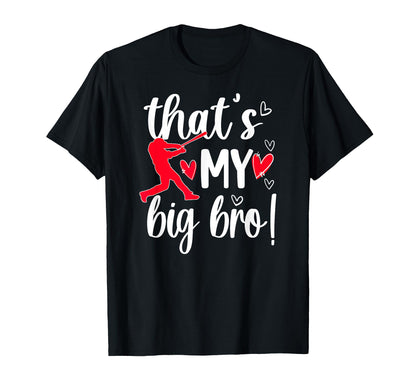 My Big Bro Baseball Little Sister T-Shirt - Aesthetic Graphic Unisex - T-Shirt, Sweatshirt, Hoodie