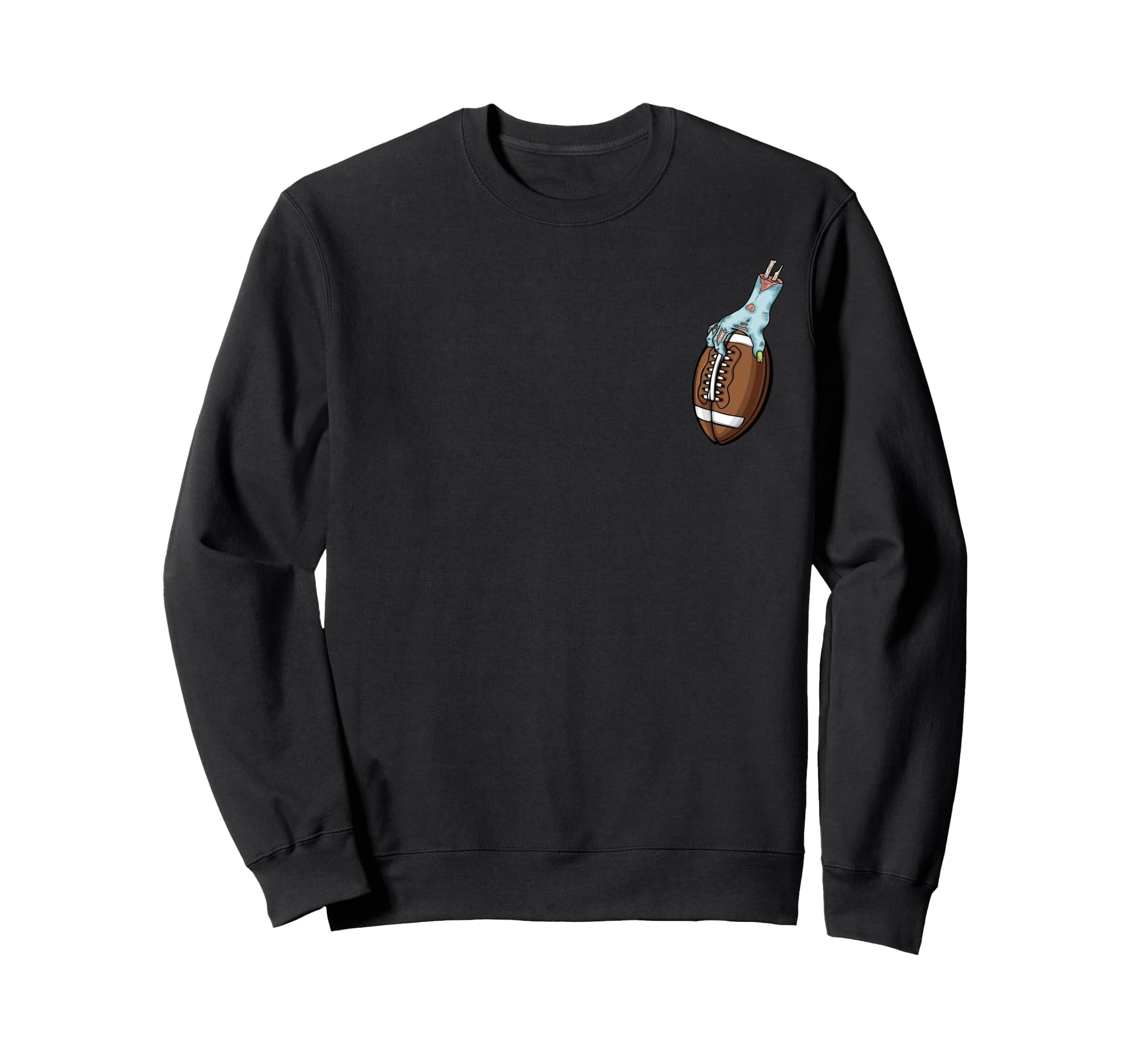 Zombie Football Mom Halloween Season Sweatshirt - Minimalist Print Unisex - T-Shirt, Sweatshirt, Hoodie