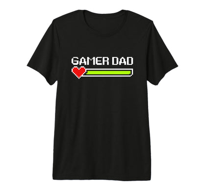 Mens Gamer Dad Fathers Day Tri Blend T-Shirt - Novelty Apparel for Adults - T-Shirt, Sweatshirt, Hoodie