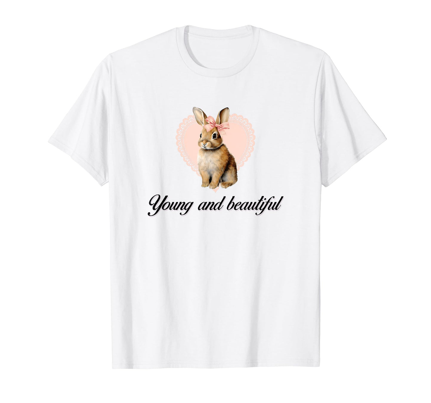 So Real Bunny Coquette Girlcore Y2K T-Shirt - Aesthetic Graphic Men Women - T-Shirt, Sweatshirt, Hoodie