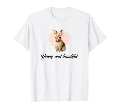 So Real Bunny Coquette Girlcore Y2K T-Shirt - Aesthetic Graphic Men Women - T-Shirt, Sweatshirt, Hoodie