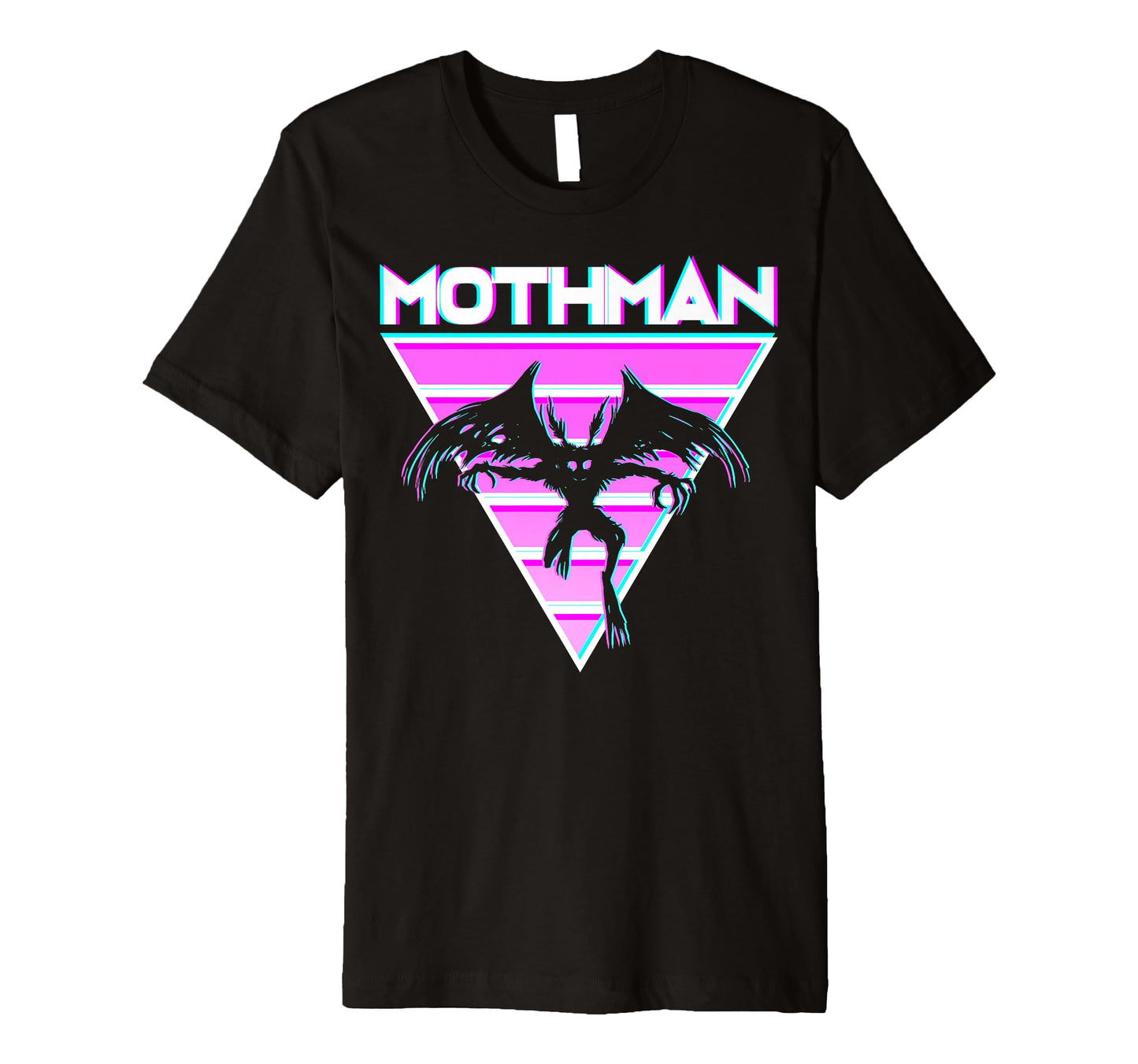 Vaporwave Aesthetic Mothman T-Shirt - Fun Novelty Design Men Women - T-Shirt, Sweatshirt, Hoodie