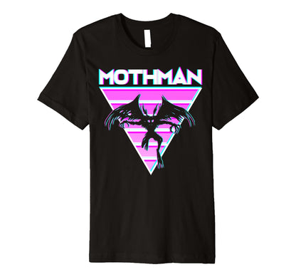 Vaporwave Aesthetic Mothman T-Shirt - Fun Novelty Design Men Women - T-Shirt, Sweatshirt, Hoodie