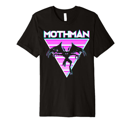 Vaporwave Aesthetic Mothman T-Shirt - Fun Novelty Design Men Women - T-Shirt, Sweatshirt, Hoodie