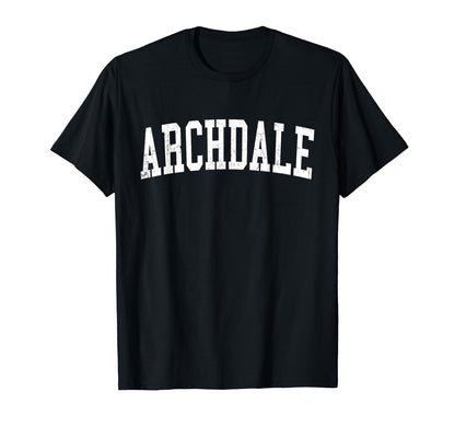 Archdale Nc Distressed White T-Shirt - Casual Everyday Wear Men Women - T-Shirt, Sweatshirt, Hoodie
