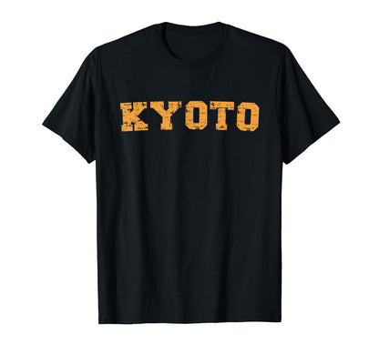 Kyoto Urban Typography Art T-Shirt - Unique Graphic Men Women - T-Shirt, Sweatshirt, Hoodie