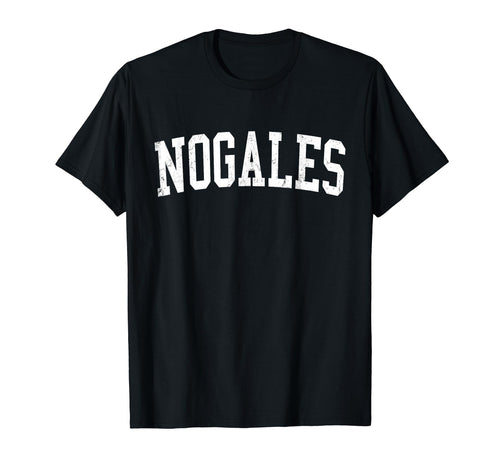 Nogales Az Distressed White Varsity T-Shirt - Unique Graphic for Adults - T-Shirt, Sweatshirt, Hoodie