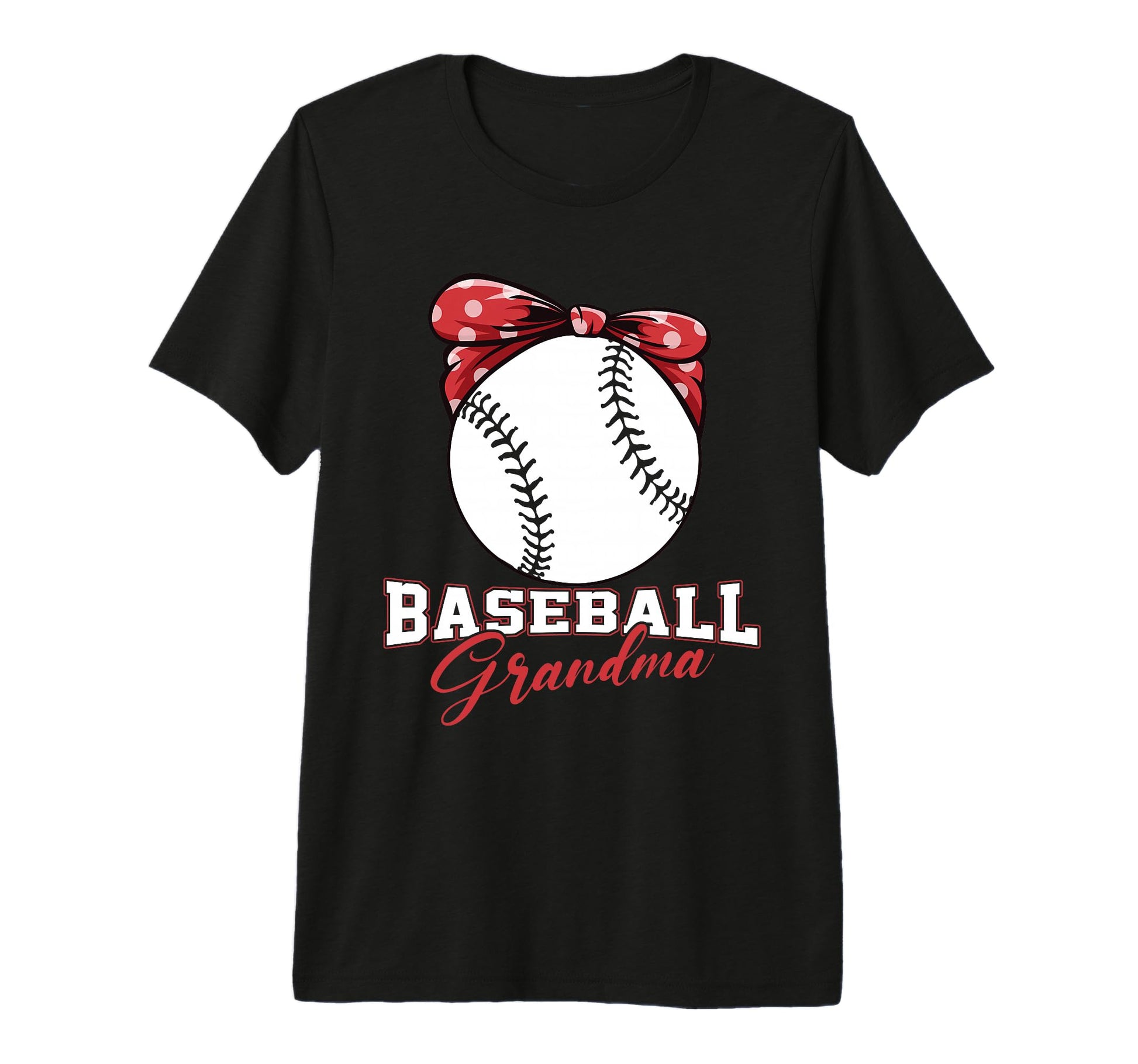 Softball Baseball Grandma Floral T-Shirt - Custom Art Print for Adults - T-Shirt, Sweatshirt, Hoodie