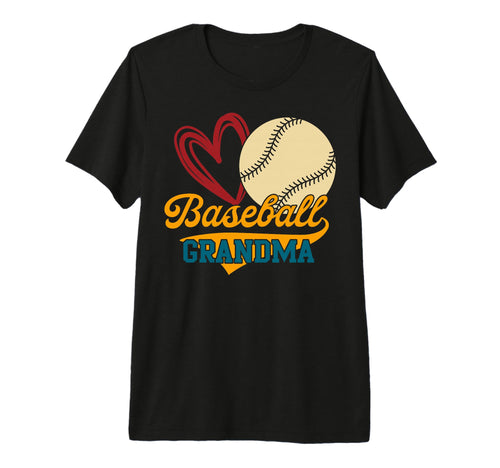 Baseball Grandma Mothers Day T-Shirt - Casual Everyday Wear Men Women - T-Shirt, Sweatshirt, Hoodie