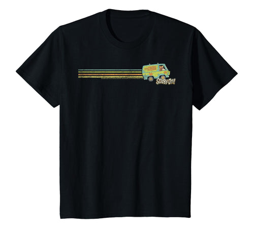 Scooby Doo Mystery Machine Stripe T-Shirt - Fun Novelty Design Men Women - T-Shirt, Sweatshirt, Hoodie