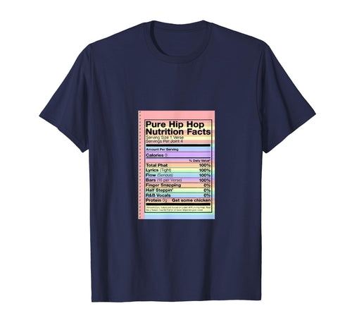 Pure Hip Hop Nutrition Facts Gift T-Shirt - Trendy Graphic Men Women - T-Shirt, Sweatshirt, Hoodie