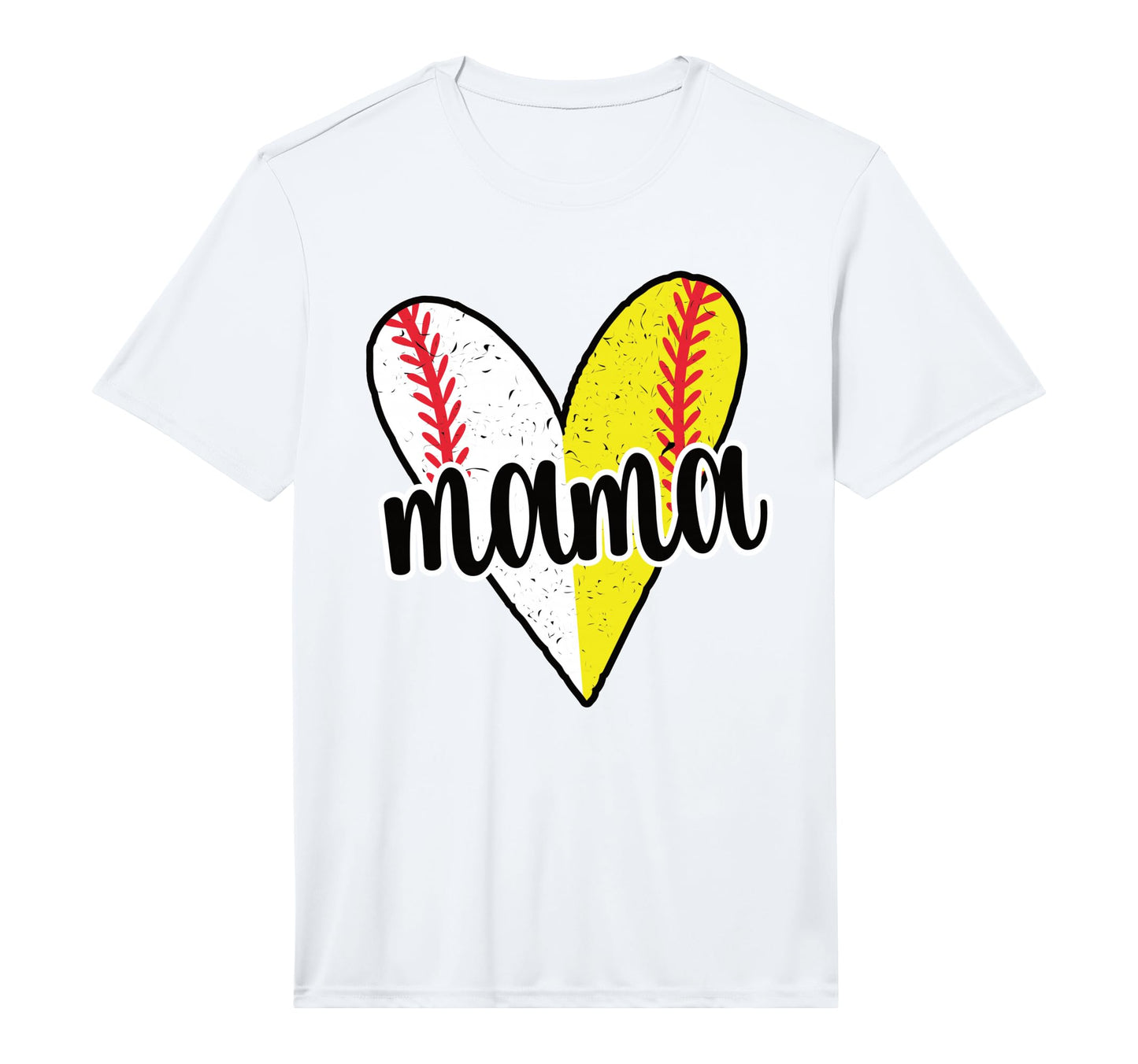 Mens Baller Mama Proud Softball T-Shirt - Graphic Print for Adults - T-Shirt, Sweatshirt, Hoodie