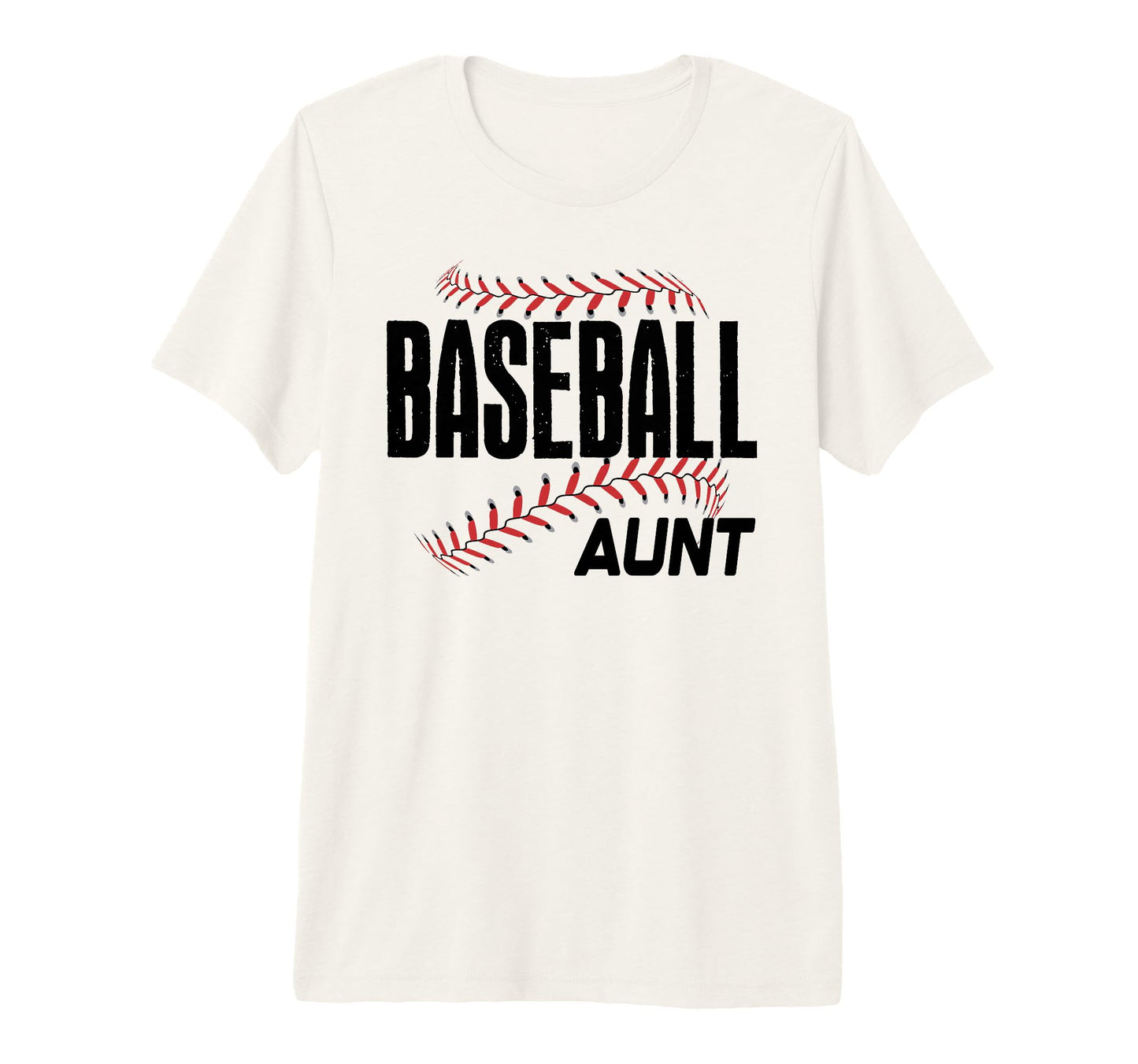 Baseball Aunt Game Day Mascot Sports T-Shirt - Graphic Print Men Women - T-Shirt, Sweatshirt, Hoodie