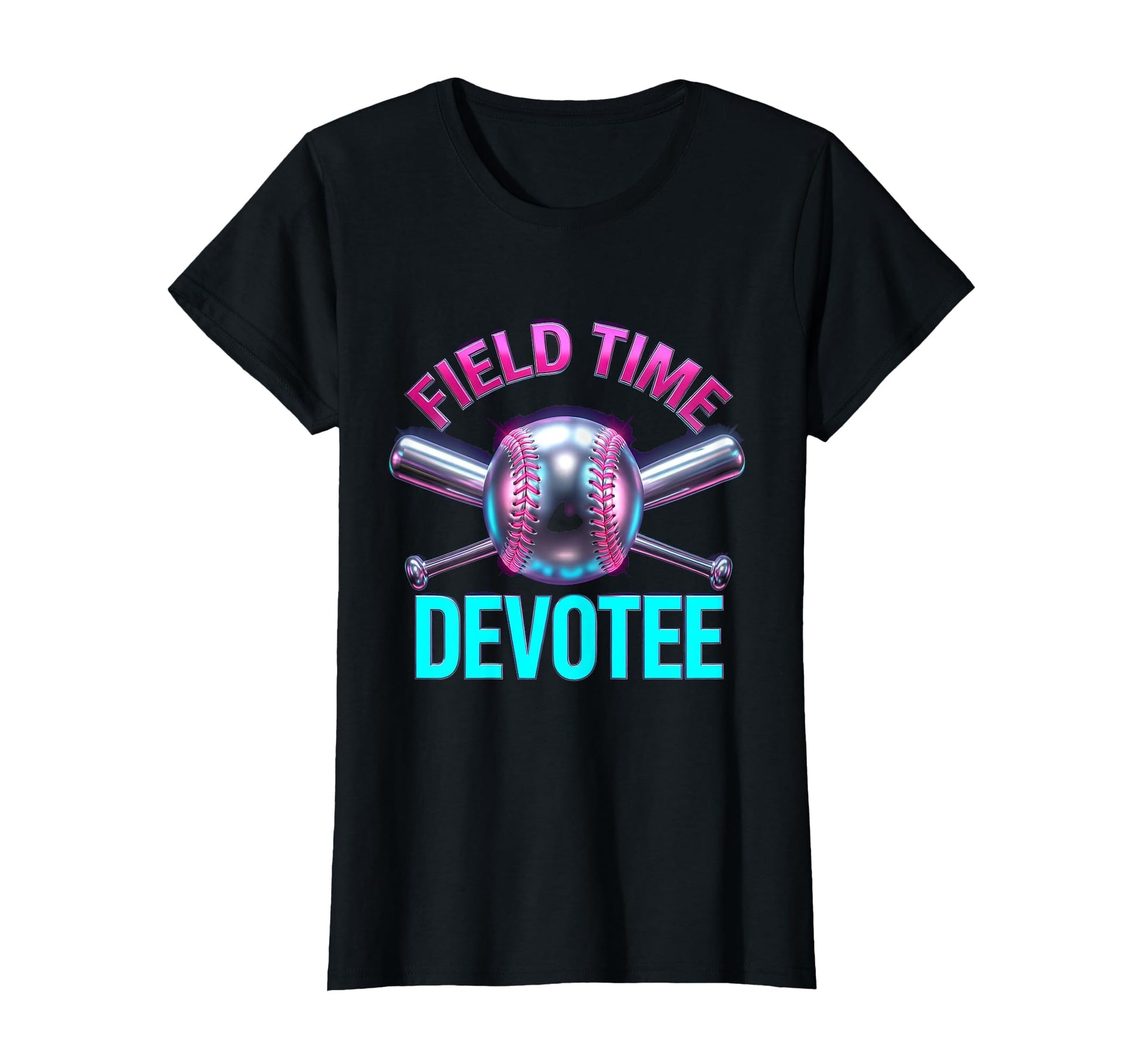 Field Time Devotee Mom Baseball Fan T-Shirt - Unique Graphic Unisex - T-Shirt, Sweatshirt, Hoodie