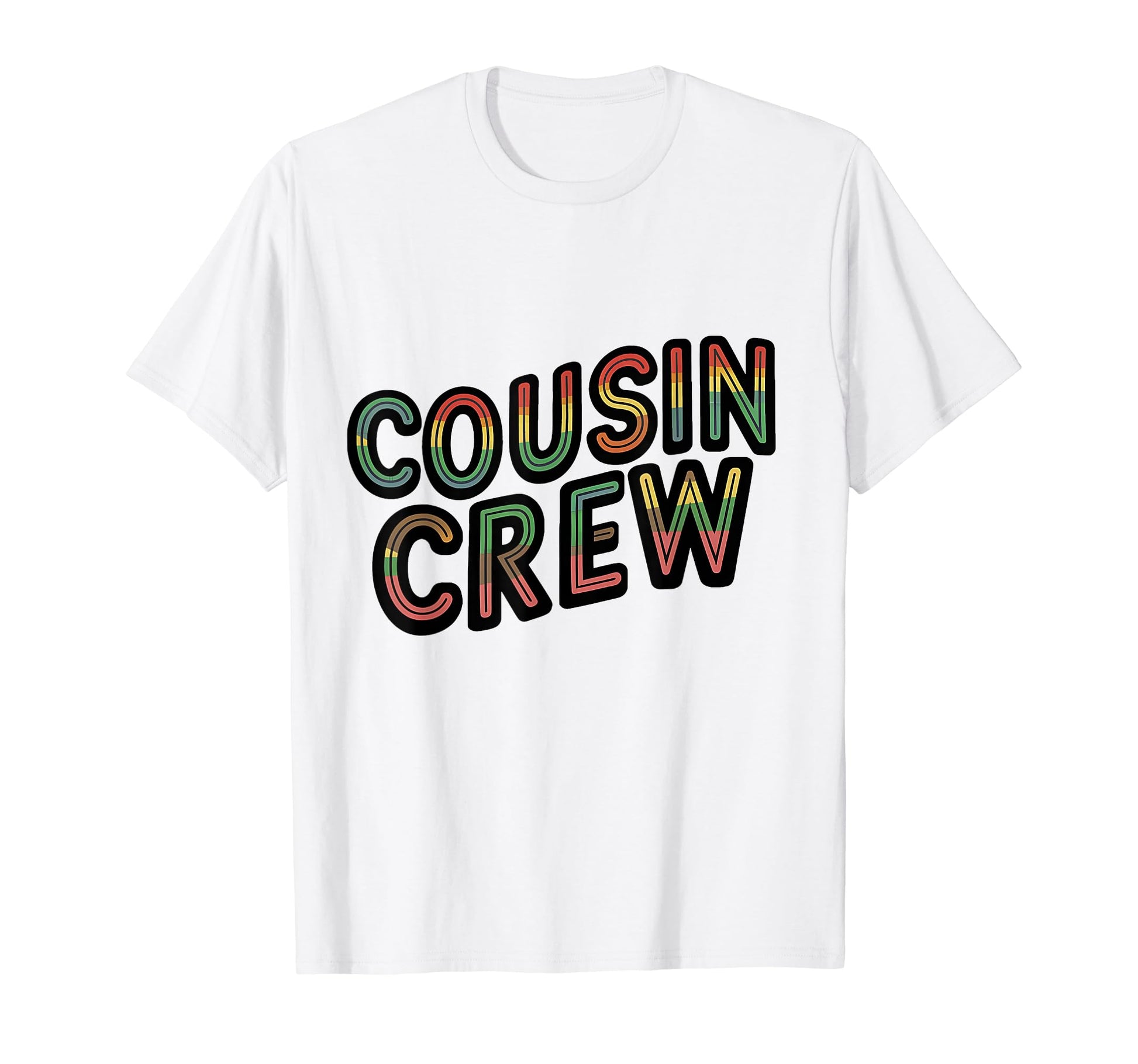 Cousin Crew Rainbow Family Gathering T-Shirt - Graphic Print Unisex - T-Shirt, Sweatshirt, Hoodie
