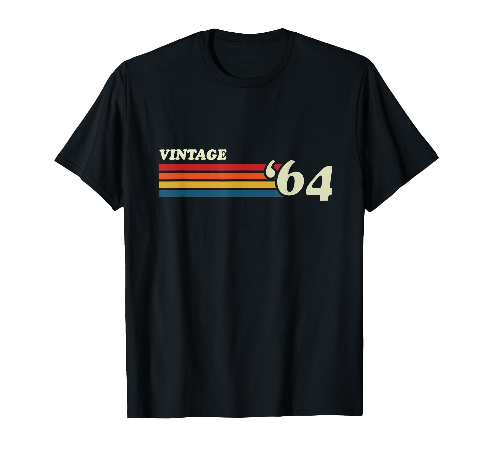 64 Stripes Born 1964 Birthday 60Th T-Shirt - Graphic Print for Adults - T-Shirt, Sweatshirt, Hoodie