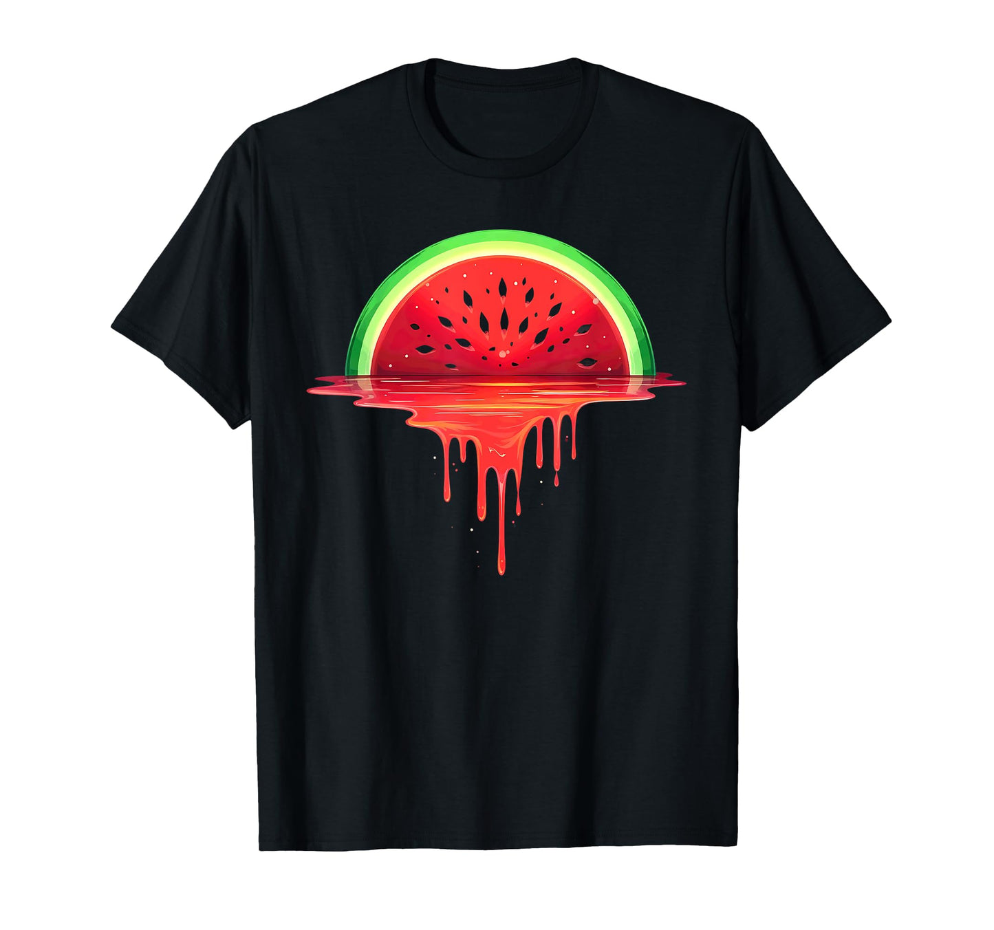 Aesthetic Vaporwave Sunset Watermelon T-Shirt - Graphic Print for Adults - T-Shirt, Sweatshirt, Hoodie