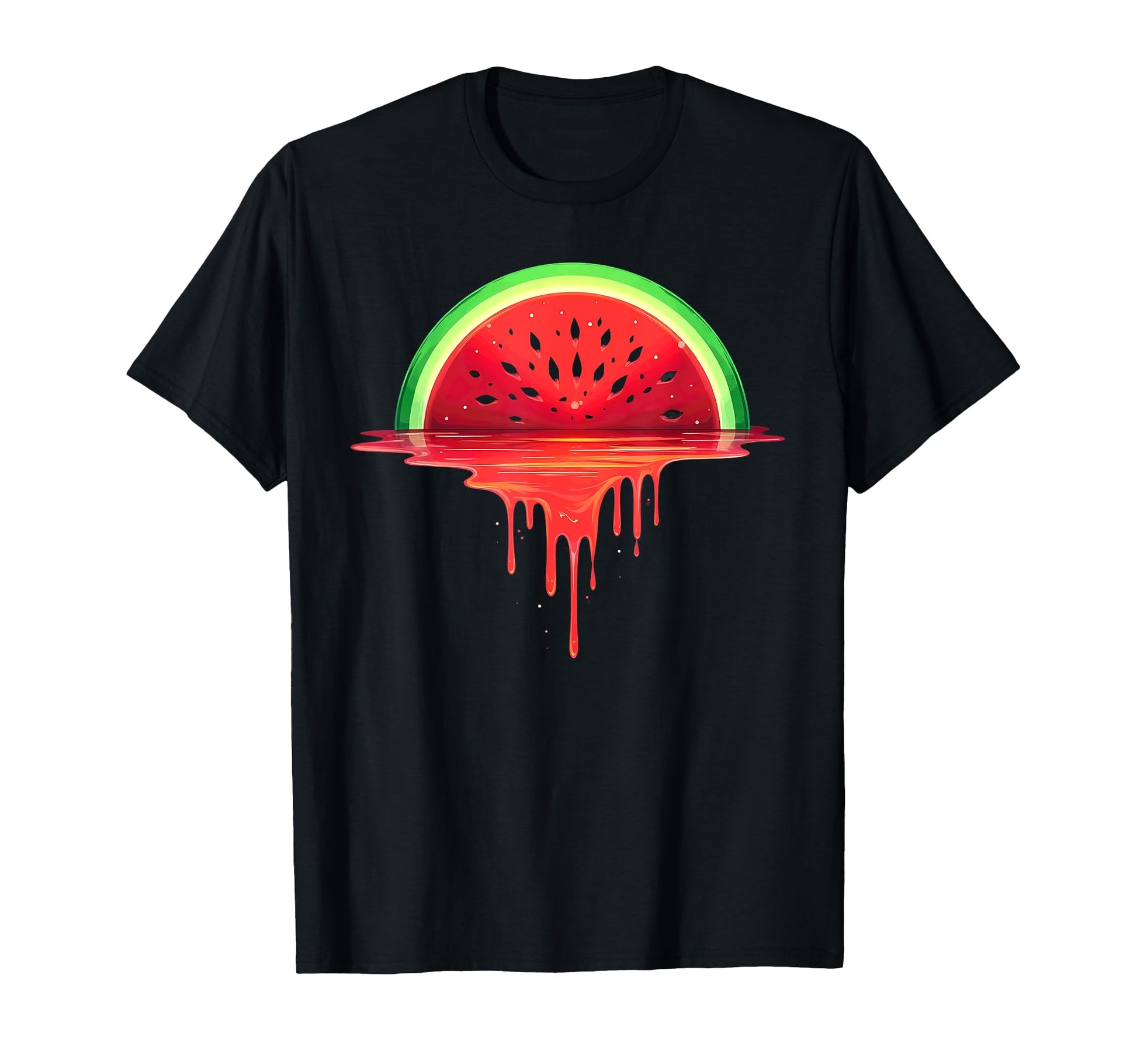 Aesthetic Vaporwave Sunset Watermelon T-Shirt - Graphic Print for Adults - T-Shirt, Sweatshirt, Hoodie