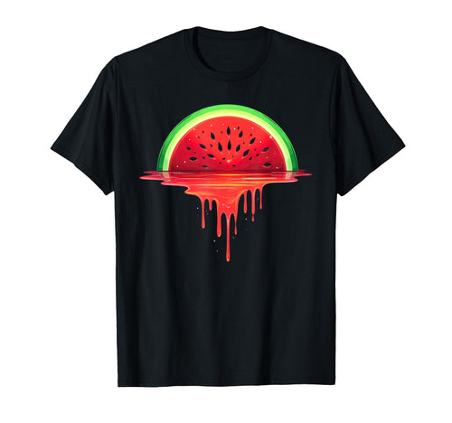 Aesthetic Vaporwave Sunset Watermelon T-Shirt - Graphic Print for Adults - T-Shirt, Sweatshirt, Hoodie
