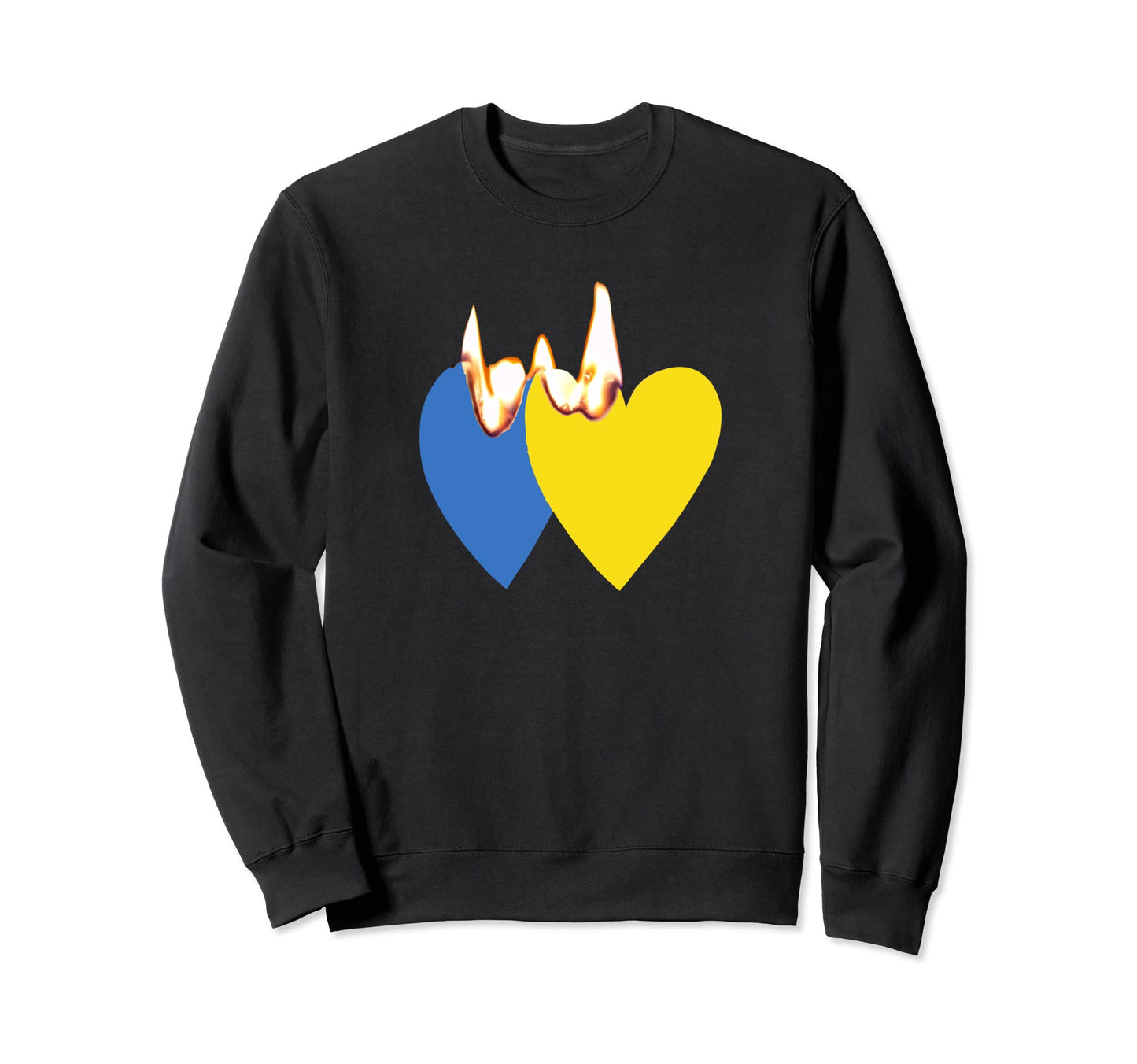 Fill Your Heart Love Passion Peace Sweatshirt - Trendy Graphic Unisex - T-Shirt, Sweatshirt, Hoodie