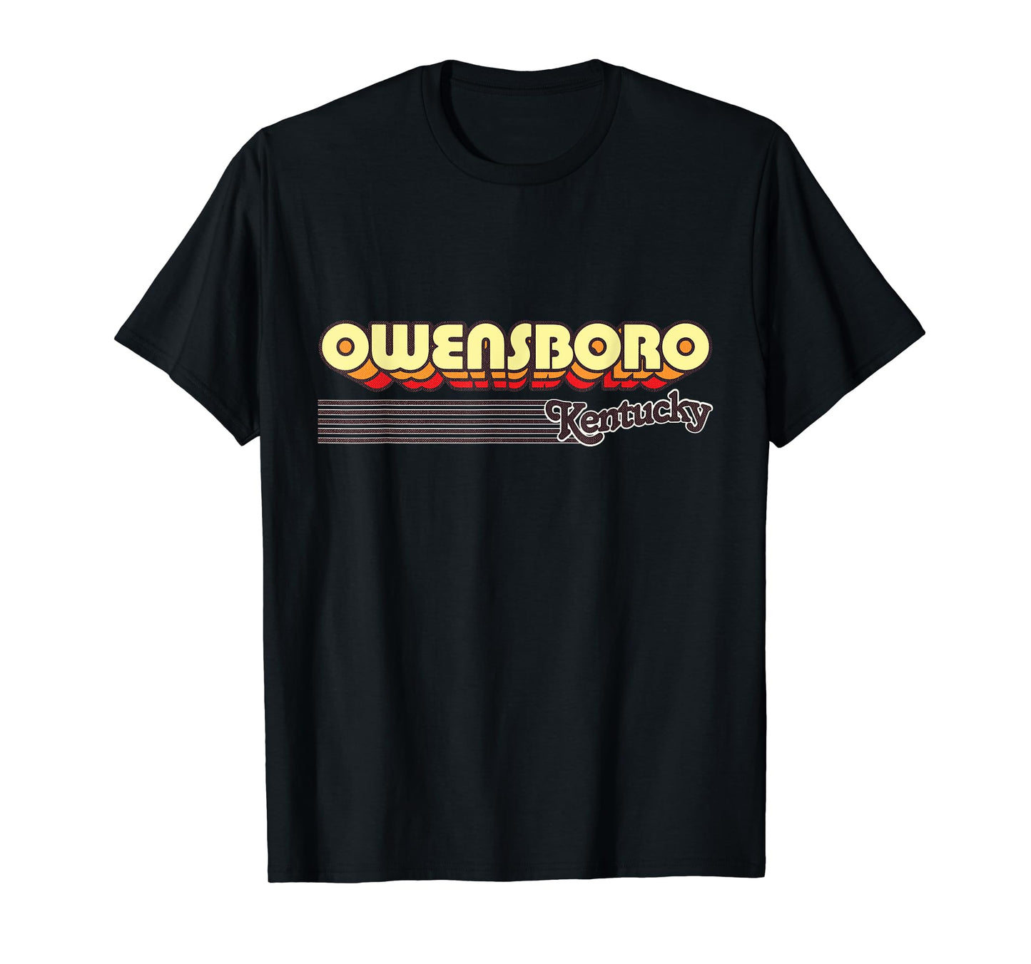 Owensboro Kentucky Stripes T-Shirt - Casual Everyday Wear Unisex - T-Shirt, Sweatshirt, Hoodie
