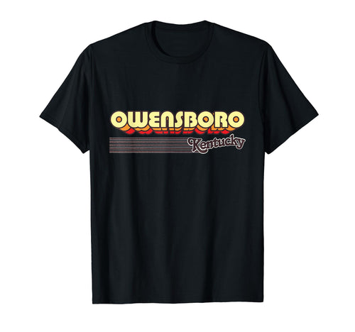 Owensboro Kentucky Stripes T-Shirt - Casual Everyday Wear Unisex - T-Shirt, Sweatshirt, Hoodie