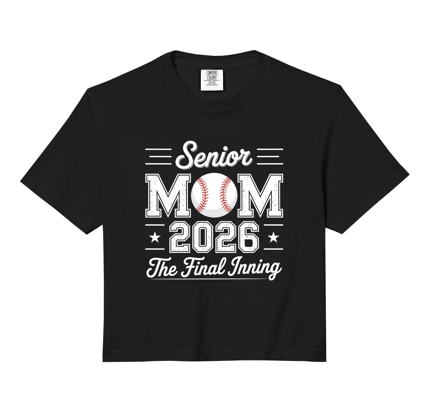 Senior Mom 2026 Final Inning Baseball Mom Hoodie - Graphic Print Unisex - T-Shirt, Sweatshirt, Hoodie