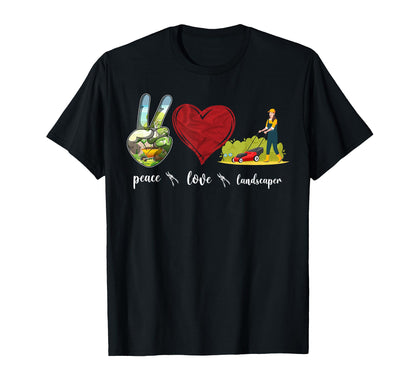 Landscaper Landscaping Landscape T-Shirt - Minimalist Print Unisex - T-Shirt, Sweatshirt, Hoodie