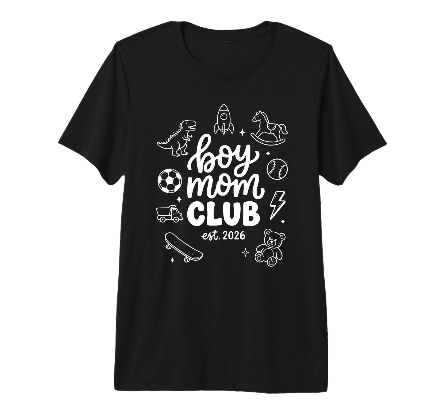 New Moms 2026 Mom Club Tri Blend T-Shirt - Custom Art Print Men Women - T-Shirt, Sweatshirt, Hoodie
