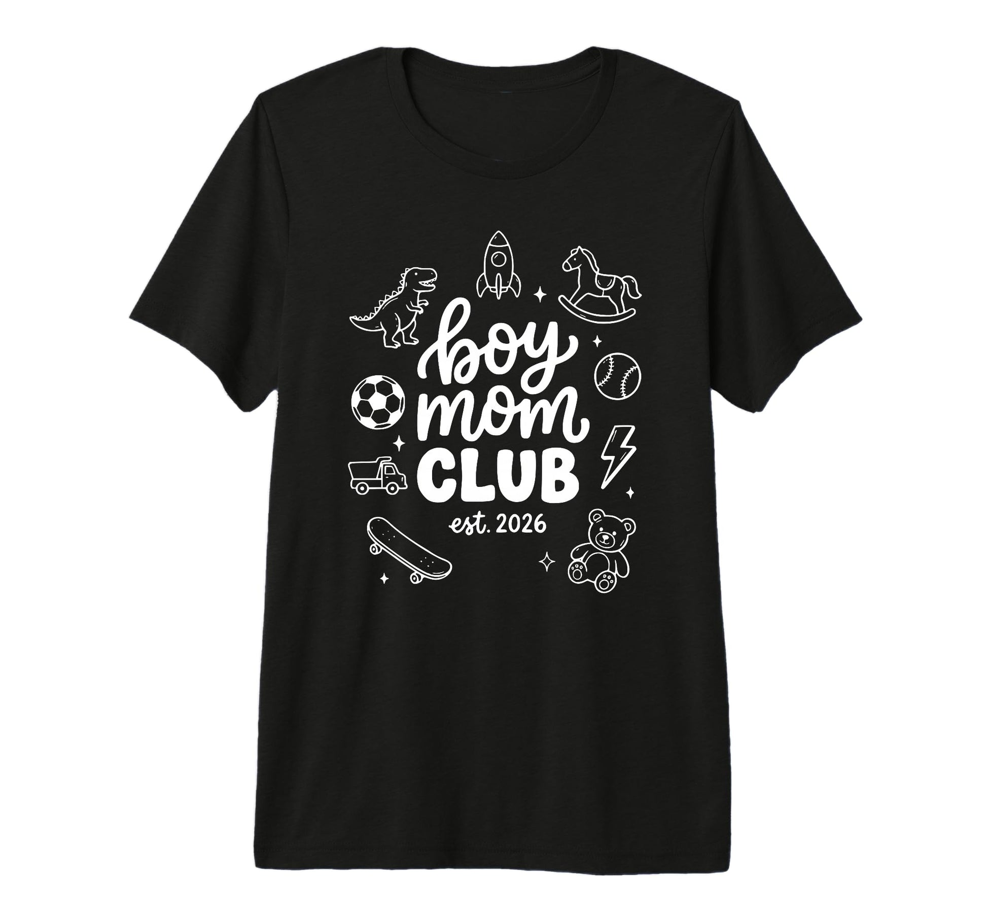 New Moms 2026 Mom Club Tri Blend T-Shirt - Custom Art Print Men Women - T-Shirt, Sweatshirt, Hoodie