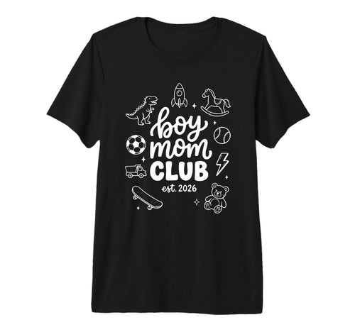 New Moms 2026 Mom Club Tri Blend T-Shirt - Custom Art Print Men Women - T-Shirt, Sweatshirt, Hoodie