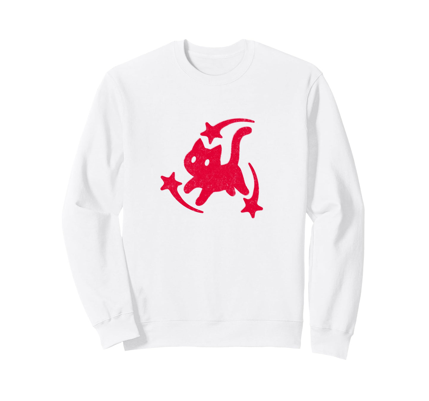 Yk2 Grunge Scary Cat Shooting Stars Sweatshirt - Trendy Graphic Men Women - T-Shirt, Sweatshirt, Hoodie