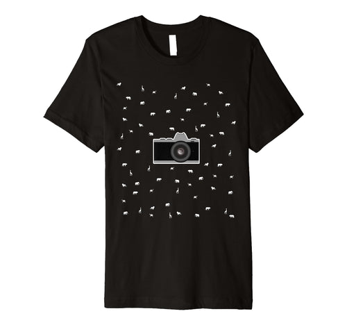 Slr Camera Wildlife Surrounding It T-Shirt - Aesthetic Graphic for Adults - T-Shirt, Sweatshirt, Hoodie
