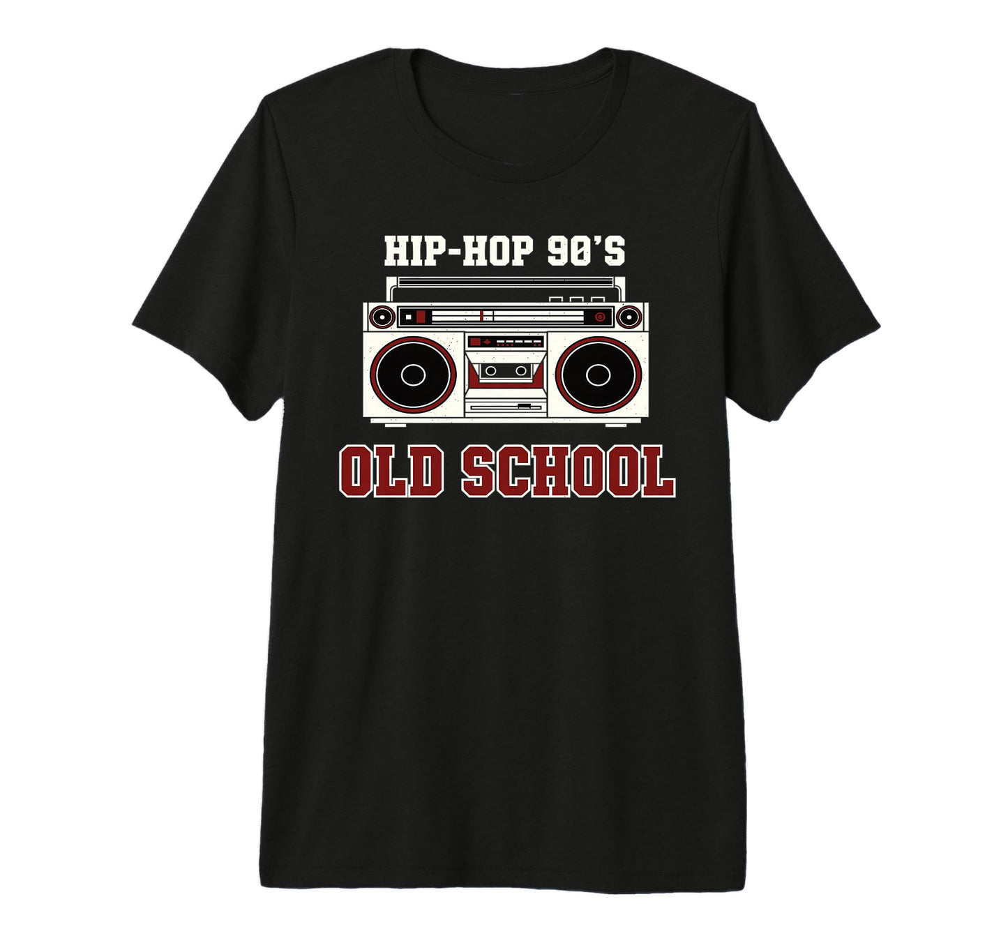 Hip Hop 90S Old School Vinyl Turntable T-Shirt - Trendy Graphic for Adults - T-Shirt, Sweatshirt, Hoodie
