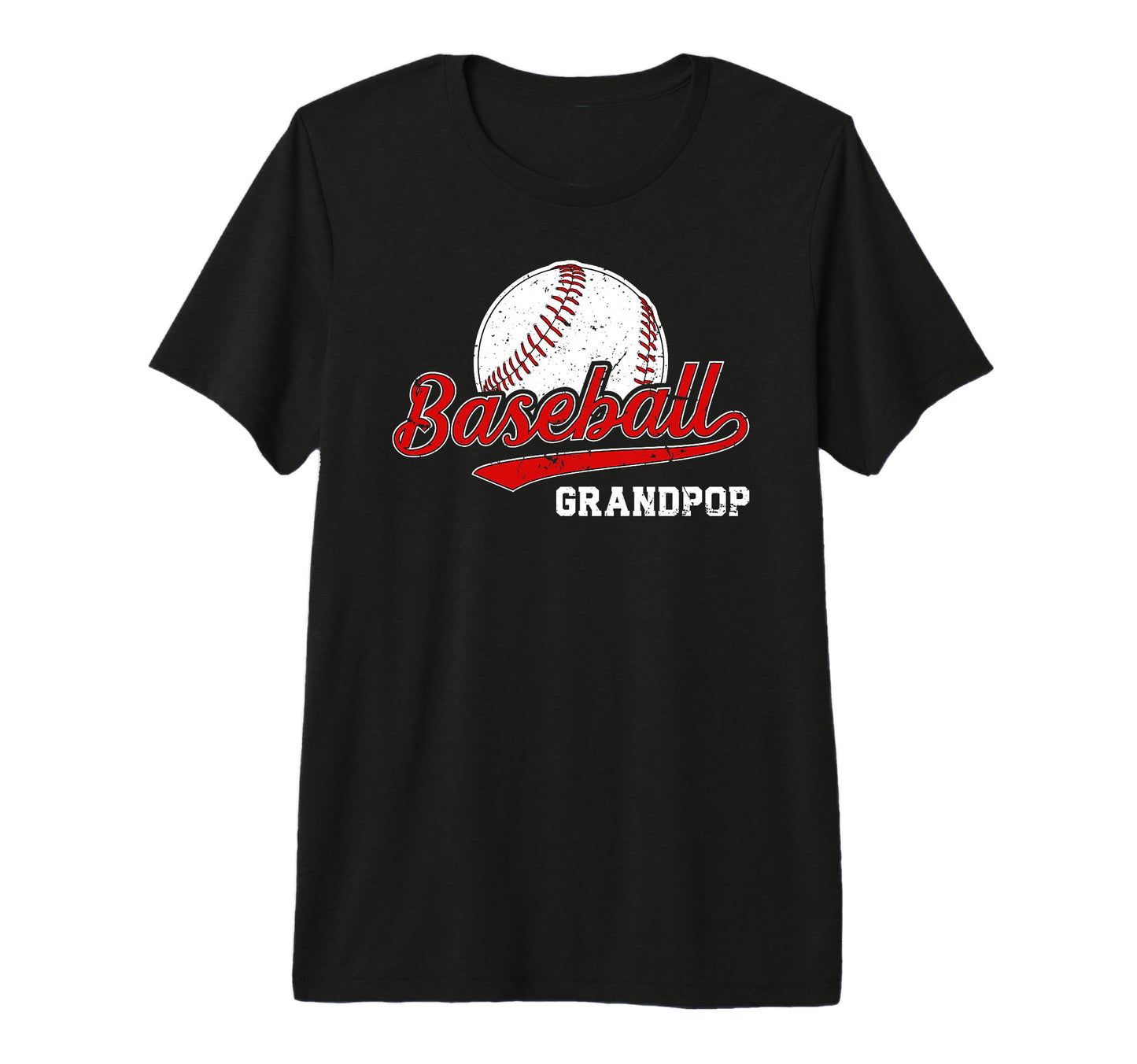 Mens Baseball Grandpop Baseball Player T-Shirt - Fun Novelty Design Unisex - T-Shirt, Sweatshirt, Hoodie