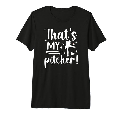 Thats My Baseball Pitcher Mom Baseball T-Shirt - Custom Art Print Unisex - T-Shirt, Sweatshirt, Hoodie