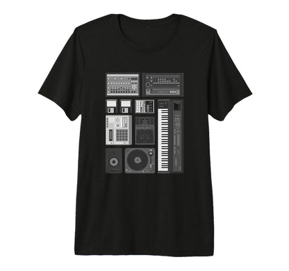 Old School Hip Hop Rap Music Beat T-Shirt - Fun Novelty Design Men Women - T-Shirt, Sweatshirt, Hoodie